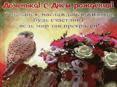 Дочь! Поздравляю тебя с днём Рождения!